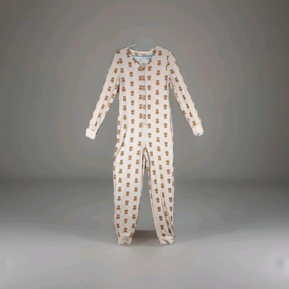 Spoiled Angel Other - Spoiled Angel Pajamas Long Johns Women Medium Pink One Piece Thermal Underwear